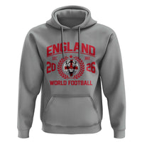 England Football Flag Hoodie Lion St George Cross Soccer Fan Patriotic