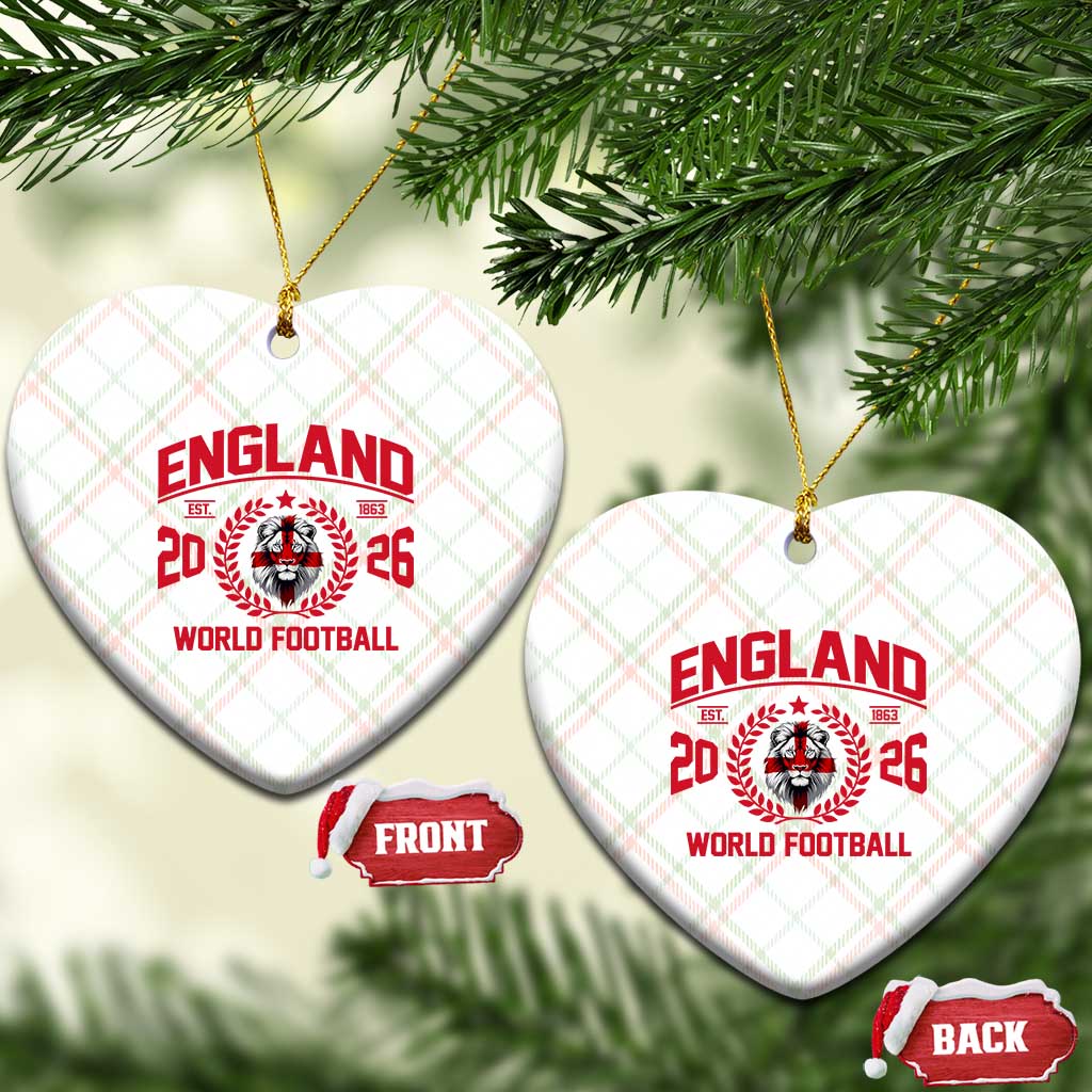 England Football Flag Ceramic Ornament Lion St George Cross Soccer Fan Patriotic