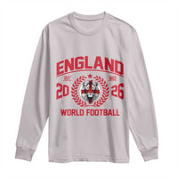 England Football Flag Long Sleeve Shirt Lion St George Cross Soccer Fan Patriotic