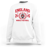 England Football Flag Sweatshirt Lion St George Cross Soccer Fan Patriotic