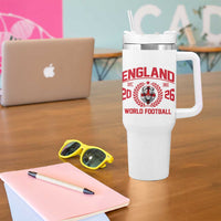 England Football Flag Tumbler With Handle Lion St George Cross Soccer Fan Patriotic