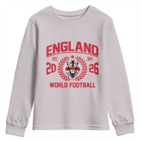 England Football Flag Youth Sweatshirt Lion St George Cross Soccer Fan Patriotic