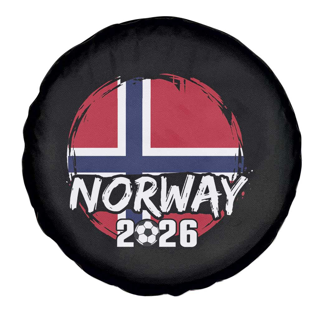 Norway 2026 Soccer Football Fan Norwegian Flag Spare Tire Cover