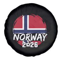 Norway 2026 Soccer Football Fan Norwegian Flag Spare Tire Cover