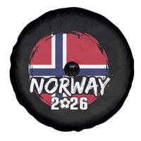 Norway 2026 Soccer Football Fan Norwegian Flag Spare Tire Cover
