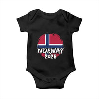 Norway 2026 Soccer Football Fan Norwegian Flag Baby Onesie