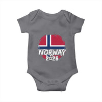 Norway 2026 Soccer Football Fan Norwegian Flag Baby Onesie