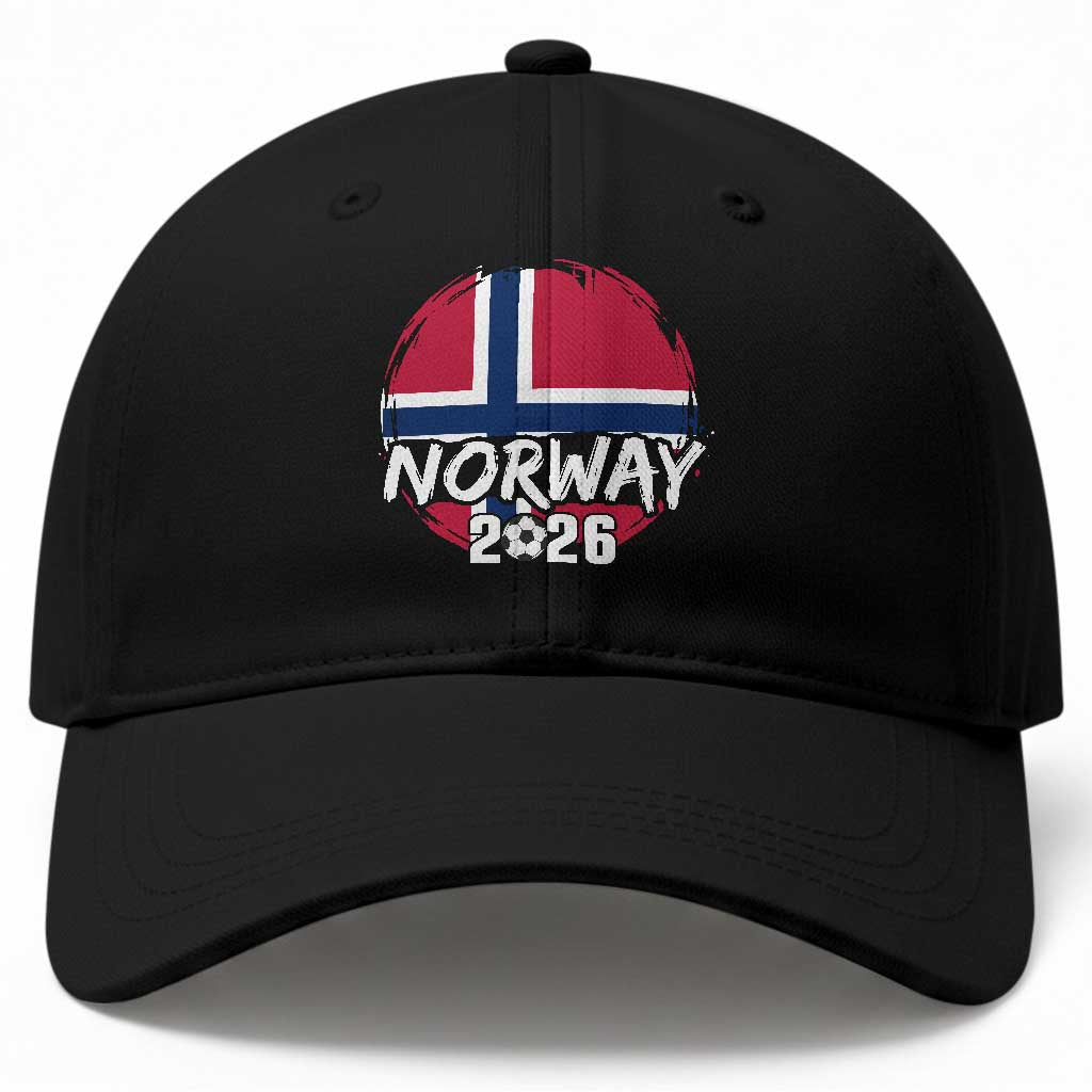 Norway 2026 Soccer Football Fan Norwegian Flag Baseball Cap