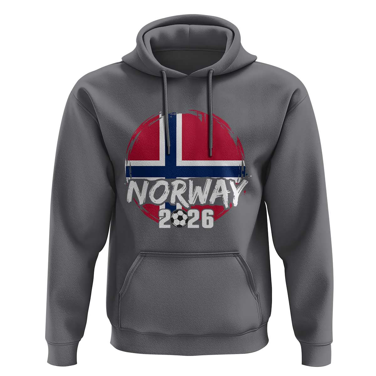 Norway 2026 Soccer Football Fan Norwegian Flag Hoodie