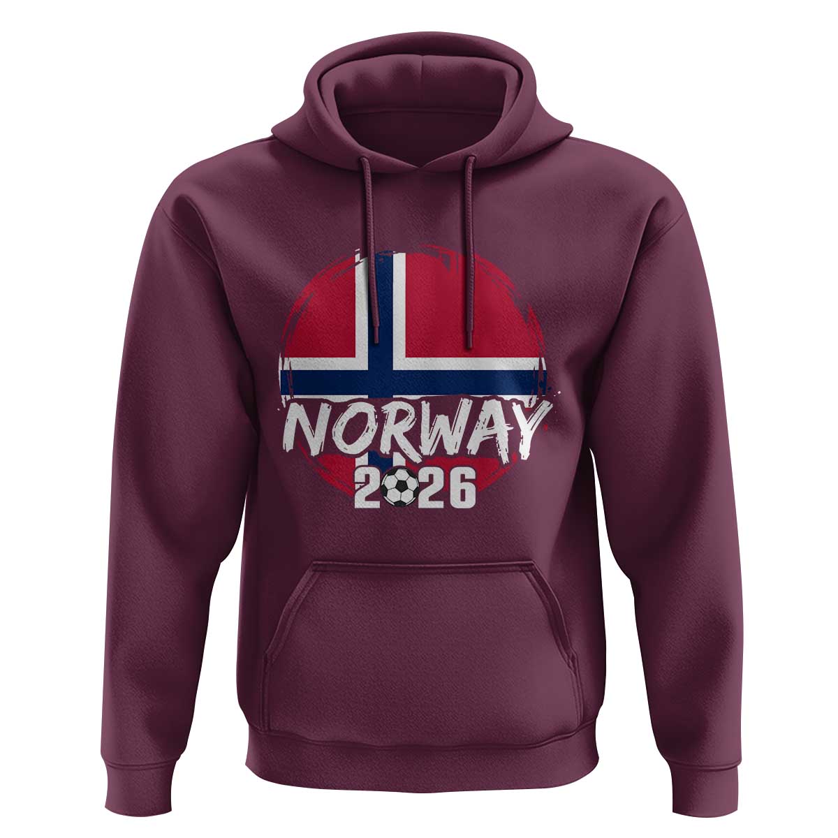 Norway 2026 Soccer Football Fan Norwegian Flag Hoodie