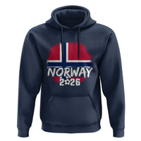 Norway 2026 Soccer Football Fan Norwegian Flag Hoodie