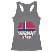 Norway 2026 Soccer Football Fan Norwegian Flag Racerback Tank Top