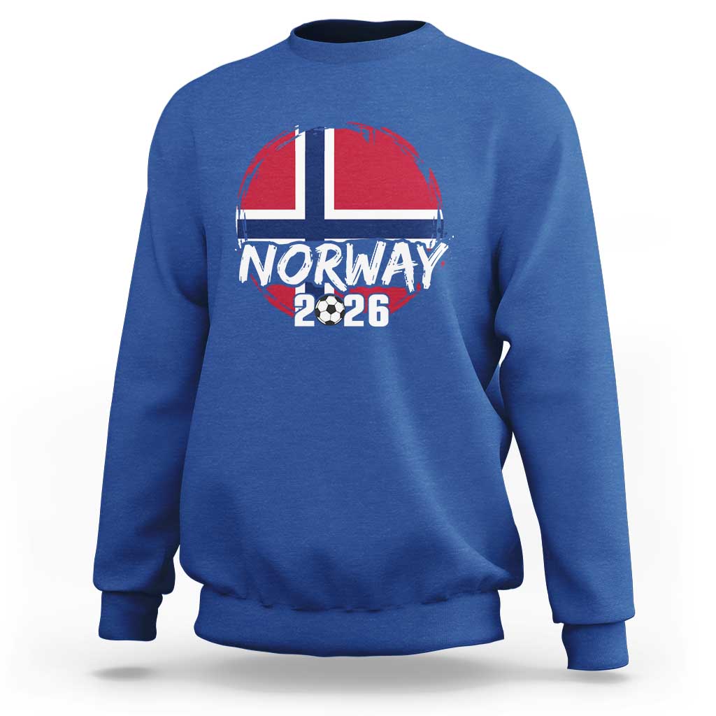 Norway 2026 Soccer Football Fan Norwegian Flag Sweatshirt