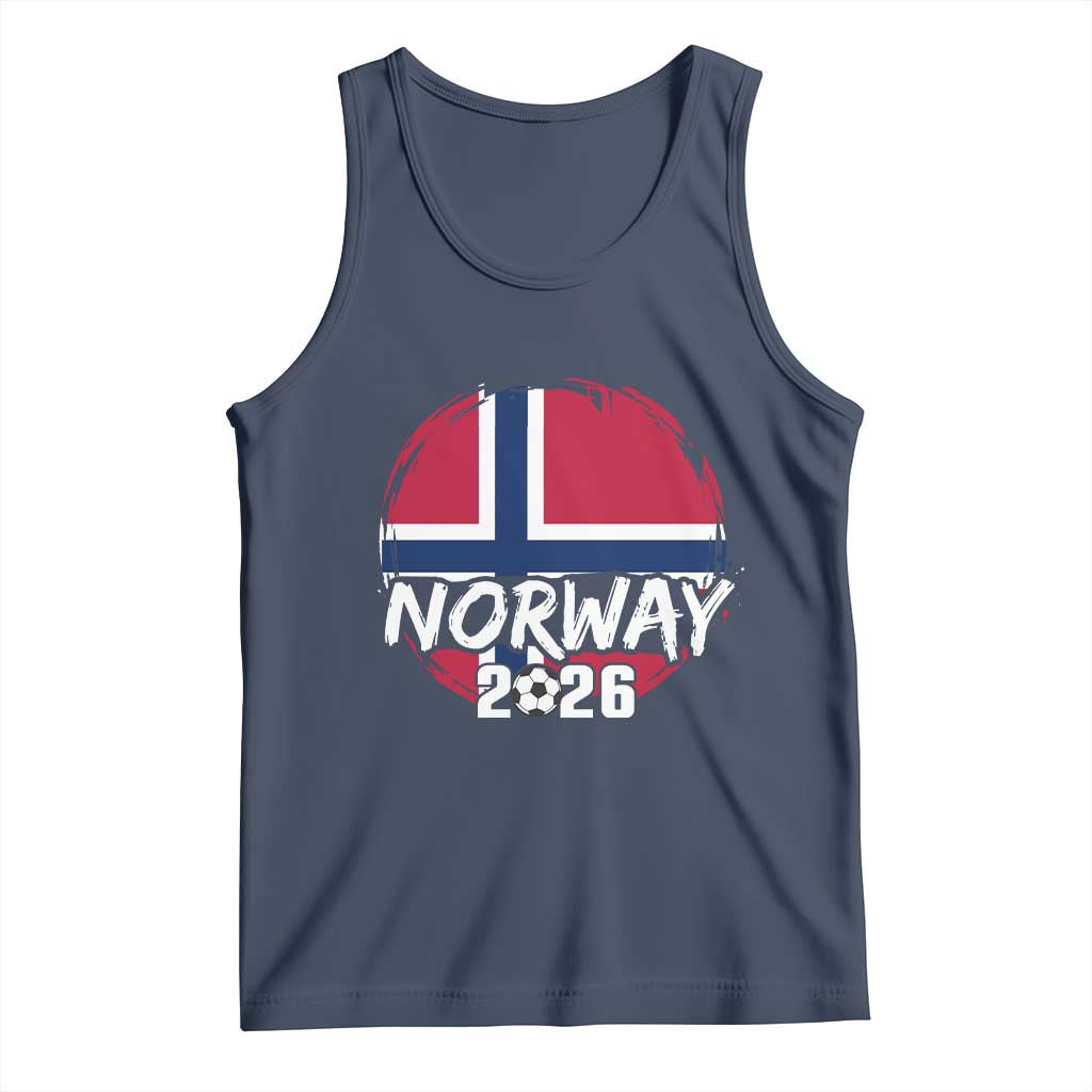 Norway 2026 Soccer Football Fan Norwegian Flag Tank Top