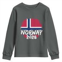Norway 2026 Soccer Football Fan Norwegian Flag Youth Sweatshirt