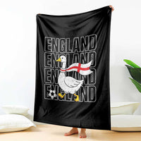 England Soccer Football Throw Blanket Silly Goose England Flag Fan Supporter