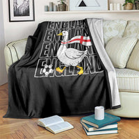 England Soccer Football Throw Blanket Silly Goose England Flag Fan Supporter