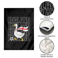 England Soccer Football Garden Flag Silly Goose England Flag Fan Supporter