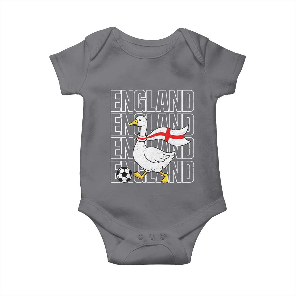 England Soccer Football Baby Onesie Silly Goose England Flag Fan Supporter