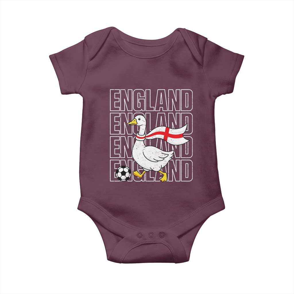 England Soccer Football Baby Onesie Silly Goose England Flag Fan Supporter
