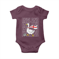 England Soccer Football Baby Onesie Silly Goose England Flag Fan Supporter