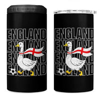 England Soccer Football 4 in 1 Can Cooler Tumbler Silly Goose England Flag Fan Supporter