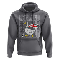 England Soccer Football Hoodie Silly Goose England Flag Fan Supporter