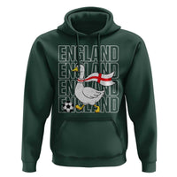 England Soccer Football Hoodie Silly Goose England Flag Fan Supporter