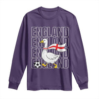 England Soccer Football Long Sleeve Shirt Silly Goose England Flag Fan Supporter
