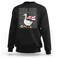 England Soccer Football Sweatshirt Silly Goose England Flag Fan Supporter