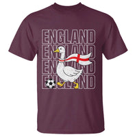 England Soccer Football T Shirt Silly Goose England Flag Fan Supporter