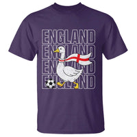England Soccer Football T Shirt Silly Goose England Flag Fan Supporter