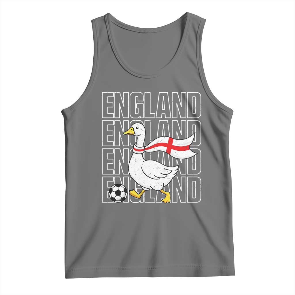 England Soccer Football Tank Top Silly Goose England Flag Fan Supporter