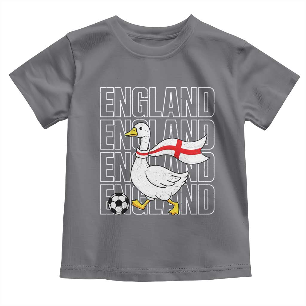 England Soccer Football Toddler T Shirt Silly Goose England Flag Fan Supporter