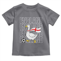 England Soccer Football Toddler T Shirt Silly Goose England Flag Fan Supporter