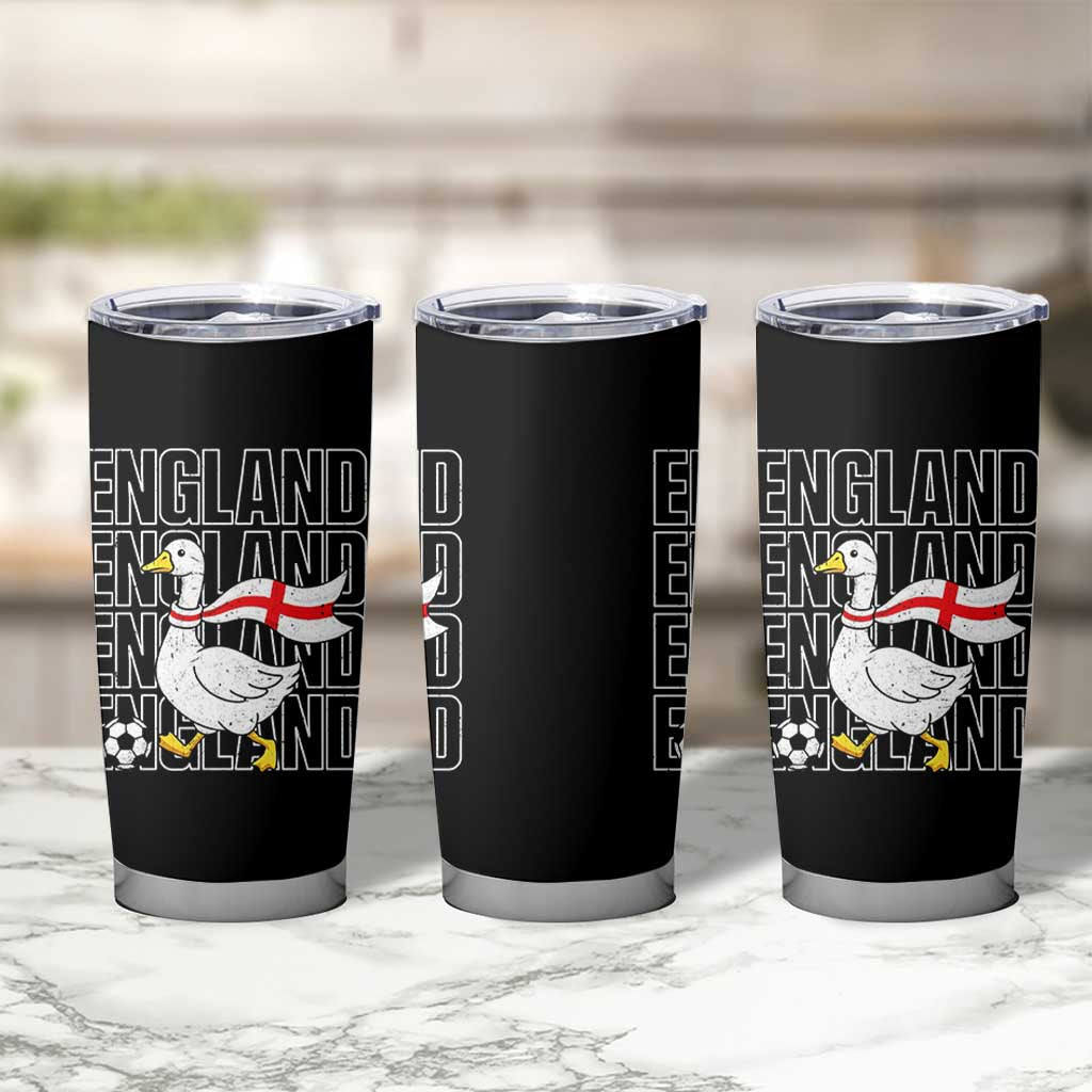 England Soccer Football Tumbler Cup Silly Goose England Flag Fan Supporter