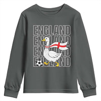 England Soccer Football Youth Sweatshirt Silly Goose England Flag Fan Supporter