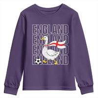England Soccer Football Youth Sweatshirt Silly Goose England Flag Fan Supporter