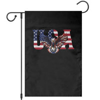 USA Soccer Eagle American Flag Fan Garden Flag