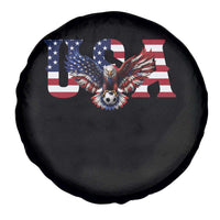 USA Soccer Eagle American Flag Fan Spare Tire Cover