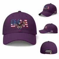 USA Soccer Eagle American Flag Fan Baseball Cap
