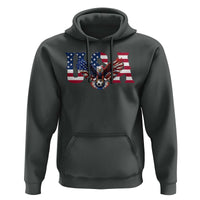 USA Soccer Eagle American Flag Fan Hoodie