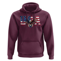 USA Soccer Eagle American Flag Fan Hoodie