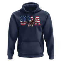 USA Soccer Eagle American Flag Fan Hoodie