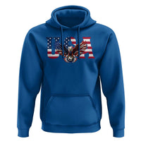 USA Soccer Eagle American Flag Fan Hoodie