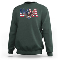 USA Soccer Eagle American Flag Fan Sweatshirt