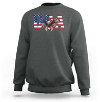 USA Soccer Eagle American Flag Fan Sweatshirt
