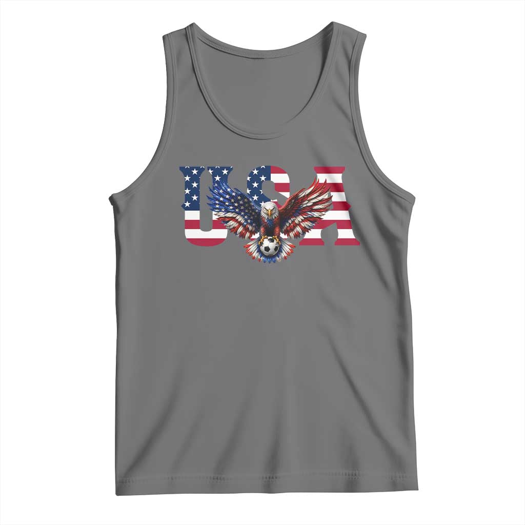 USA Soccer Eagle American Flag Fan Tank Top