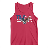 USA Soccer Eagle American Flag Fan Tank Top