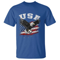 USA Soccer Bald Eagle American Flag Vintage T Shirt